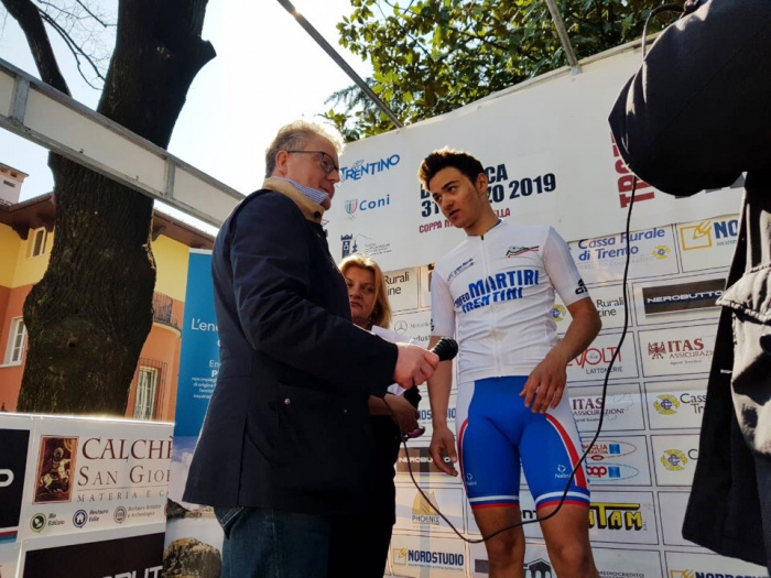 1 место на итальянской гонке взял воспитанник копейской велошколы