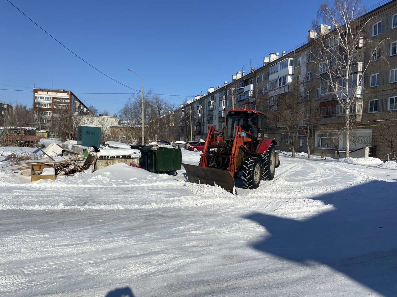  Глава Копейска поручил активизировать вывоз снега с улиц