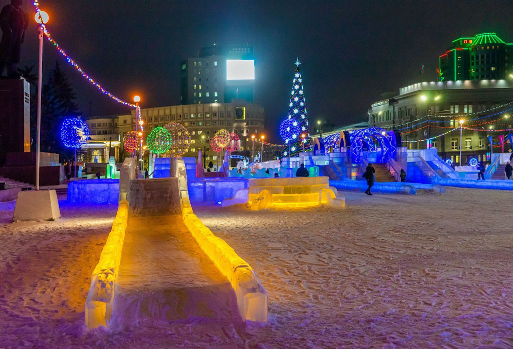 Ледовый городок в Челябинске откроют через 3 дня