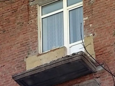 В Копейске обрушились балконные перила