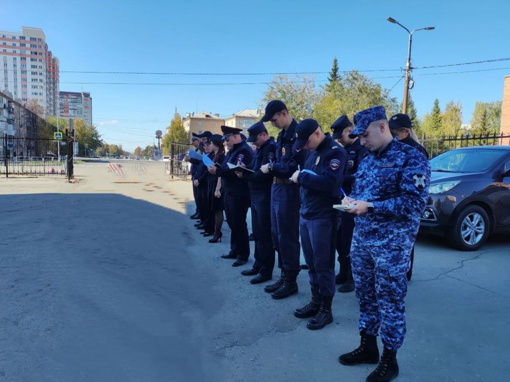 В Копейске провели инструктаж с сотрудниками полиции | газета 