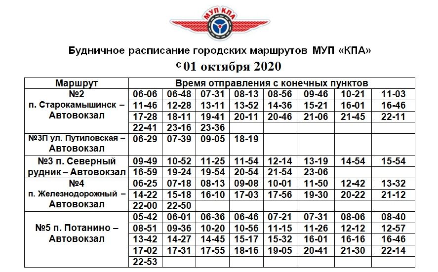 Расписание автобусов киев