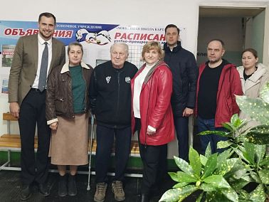 Министр физической культуры и спорта региона посетил Копейск 