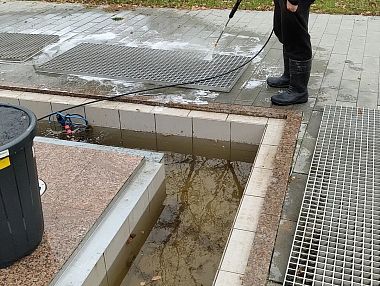 В Копейске консервируют городские фонтаны