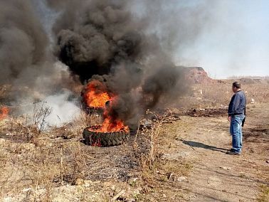 Огнеборцы Копейска предотвратили пожар