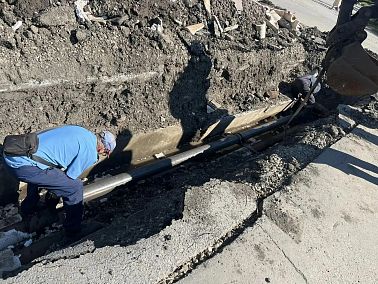 В Копейске восстанавливают горячее водоснабжение