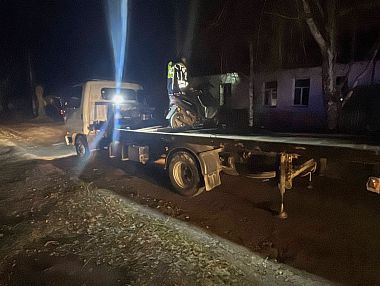 В Копейске задержали нетрезвого водителя скутера