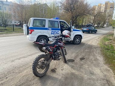 В Копейске задержали нетрезвого мотоциклиста без прав