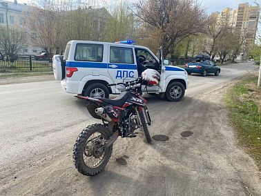 В Копейске задержали нетрезвого мотоциклиста без прав