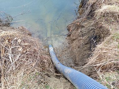 В Копейске ведется масштабная работа по откачке технологического водоема