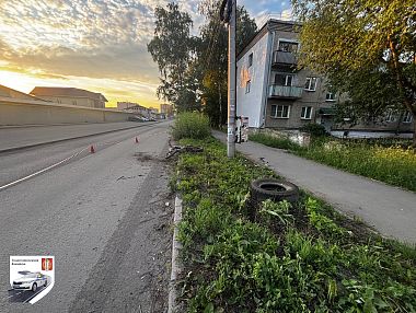 В Копейске подросток на мотоцикле врезался в опору ЛЭП