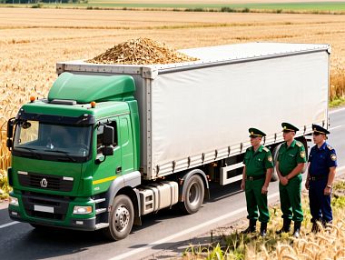 В Челябинской области Россельхознадзор развернул фуру с 20 тоннами семян ячменя и пшеницы