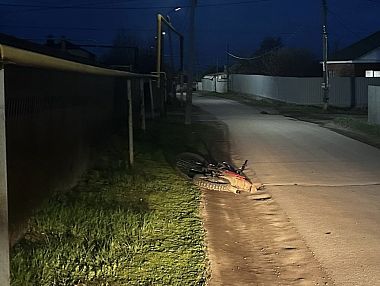 Несовершеннолетний упал с мотоцикла в Копейске