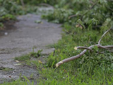 В Копейске  продолжаются аварийные работы после неблагоприятной погоды
