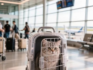 27 кошек и собак из Челябинской области отправились с хозяевами за границу