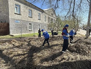 Копейчане провели субботник в посёлке Железнодорожный