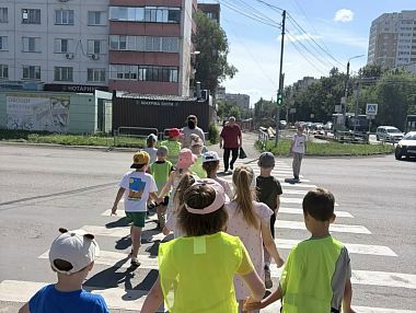  В Копейске дошкольники закрепили знания правил дорожного движения