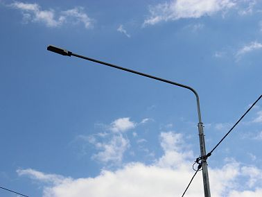 В Копейске проводят работы по уличному освещению