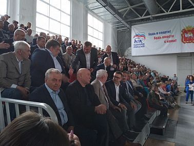 Алексей Текслер прибыл на открытие турнира по боксу