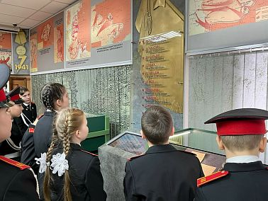 В Копейске кадеты побывали на познавательной программе в музее