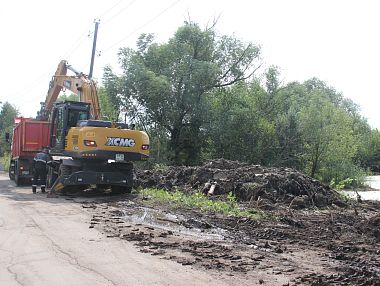 В Копейске углубляют пруды‑испарители 