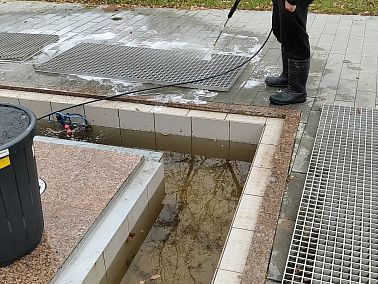 В Копейске консервируют городские фонтаны