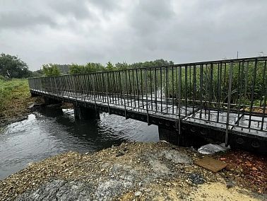 В селе Калачево завершают реконструкцию моста через реку Чумляк