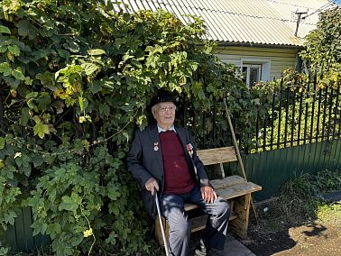 99-летний ветеран Великой Отечественной войны Газиз Багапов проголосовал на дому