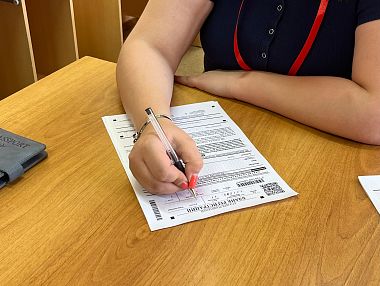 В Копейске родители школьников сдали ЕГЭ по русскому языку