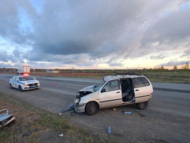 Несовершеннолетний водитель стал виновником аварии