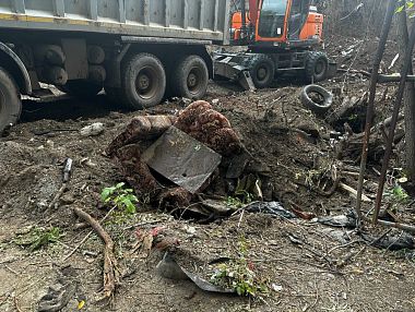 В Копейске ликвидируют несанкционированную свалку