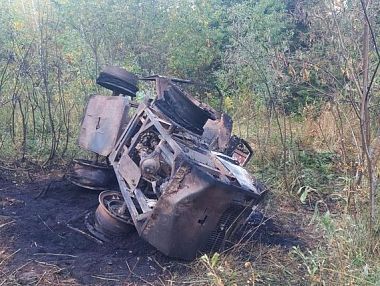 В Челябинской области парень сгорел на вездеходе