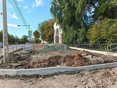 Пешеходную дорожку на улице Борьбы должны привести в порядок к 15 сентября