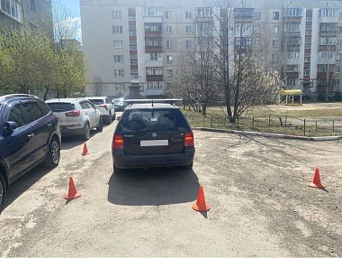 ДТП в Копейске: юный пешеход пострадал во дворе жилого дома
