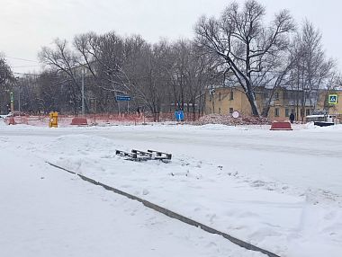 В Копейске продолжается ремонт коллектора на улице Кожевникова