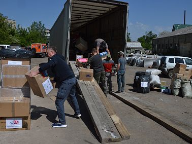 Копейчане доставляют гуманитарную помощь в ДНР и ЛНР