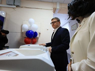 Алексей Текслер принял участие в выборах в Законодательное собрание Челябинской области