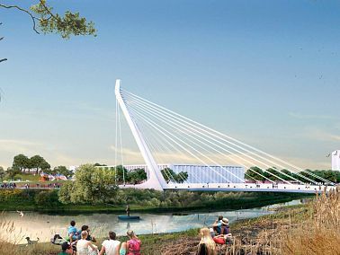 В Челябинске за год построят новый пешеходный мост