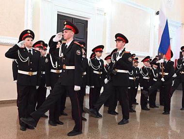 Кадеты Копейска торжественно приняли присягу
