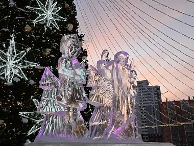 В Копейске началась подготовка к установке традиционного ледового городка