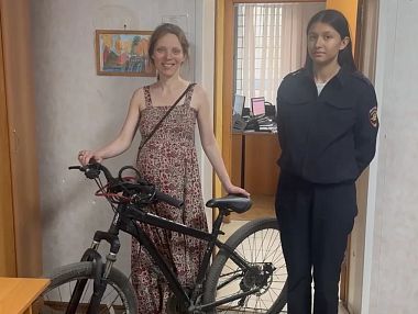 В Копейске полицейские вернули похищенный велосипед