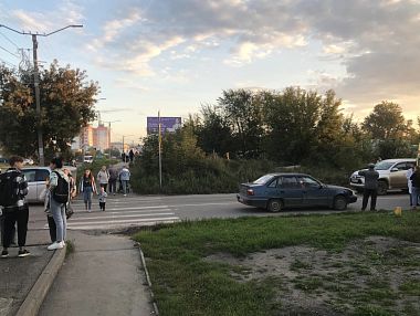 В Челябинской области сбили ребенка на пешеходном переходе
